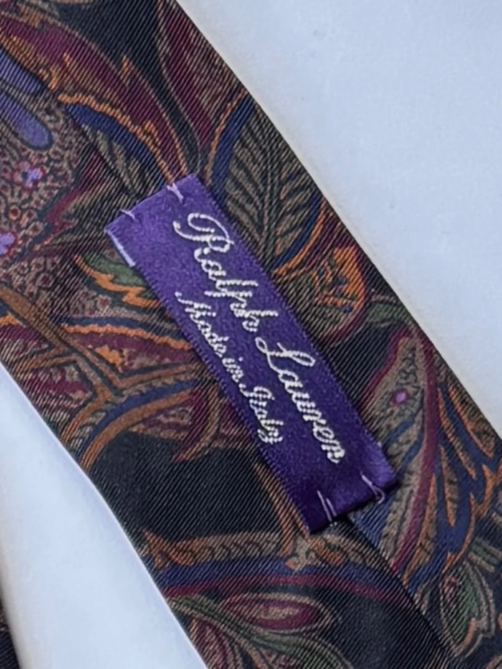 Ralph Lauren Purple Label luxurious tie